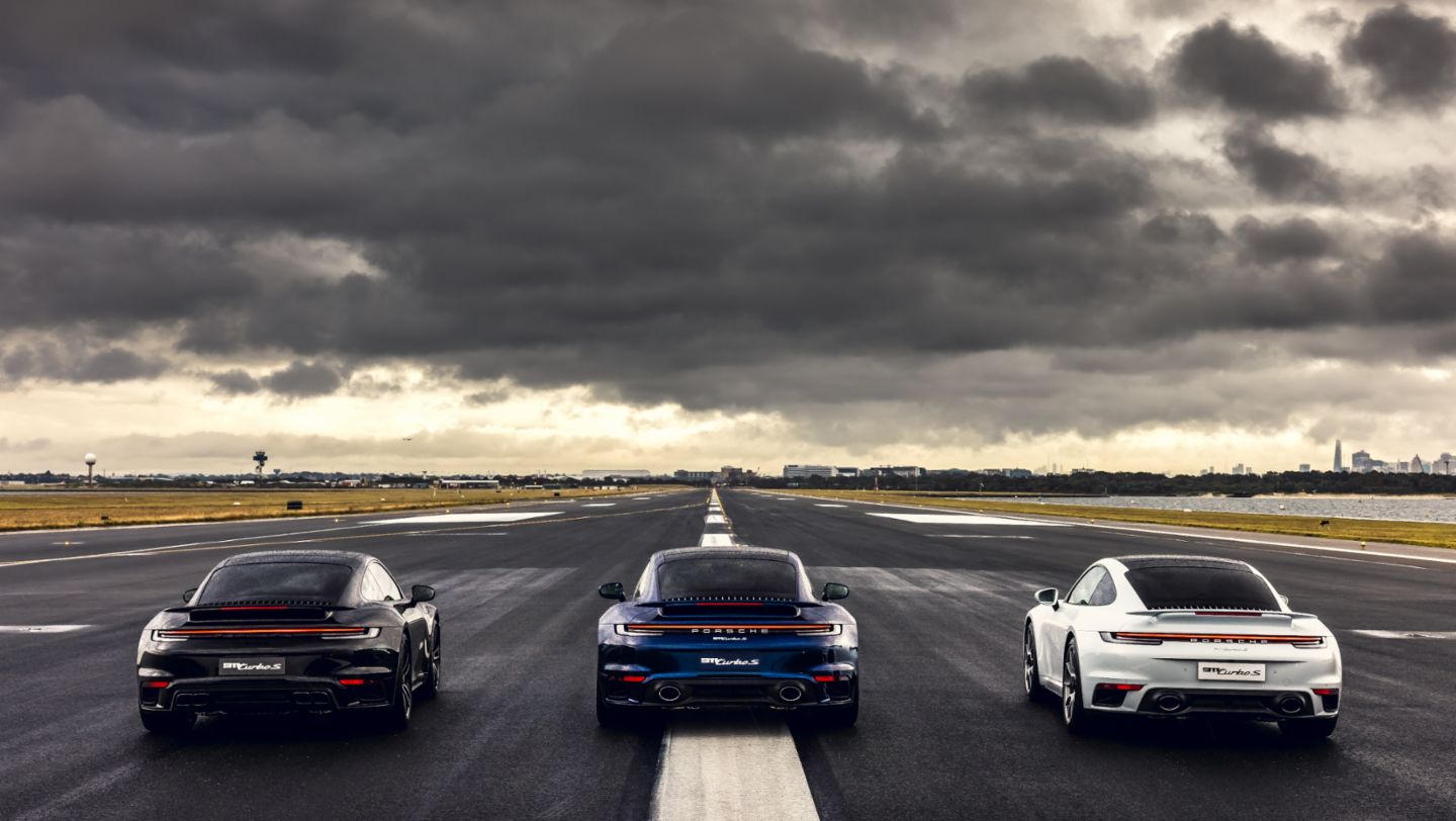  Porsche 911 Turbo S, Launch Control event, Sydney Airport, 2020, Porsche Cars Australia